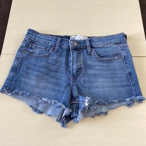 tillys Rsq blue jean shorts